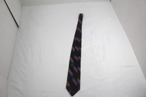 Polo Lauren Ralph Lauren Striped Black Purple Orange Royal Colors Hand Made - Picture 1 of 13