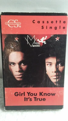 Milli Vanilli - Girl You Know It's True [1988 - Arista Records] Cass Single - Image 1 of 4