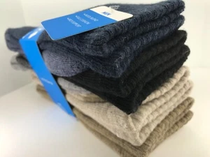 Men's COLUMBIA MultiColor 8% WOOL Cushioned Crew Socks - 4 Pack - $36 MSRP 🥾🌲 - Picture 1 of 12