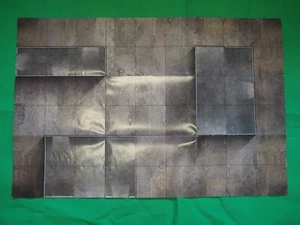 DUST TACTICS DOUBLE SIDED GAME MAT. YELLOW 1154 - Picture 1 of 2
