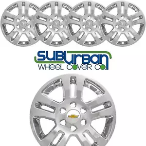 2015-2020 Chevrolet Suburban 1500 / Tahoe 18" Chrome Wheel Skins IMP-377XN SET/4 - Picture 1 of 12