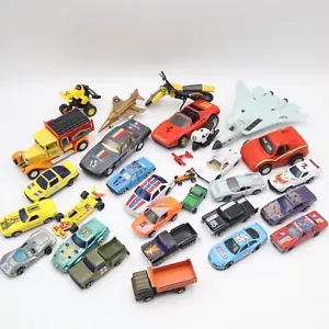 30 Diecast & Plastic Toy Car Truck Plane Motorcycle Lot- China Made Some Branded - Picture 1 of 9