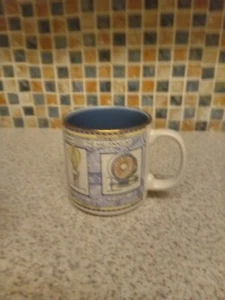 TAZA MILENIO VARIAS IMÁGENES TELÉFONO TELESCOPIO 8CM DIAM X 9,5CM ALTO 2000 - Imagen 1 de 6
