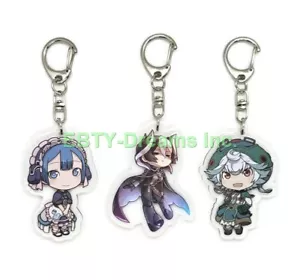 Set di 3 portachiavi acrilici Made In Abyss Anime Ouzen, Prushka, Marulk - Foto 1 di 2