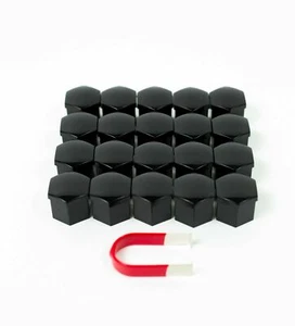 Tesla Model X Wheel Nut Covers / Lug Nut Covers - Glossy Black - Picture 1 of 2