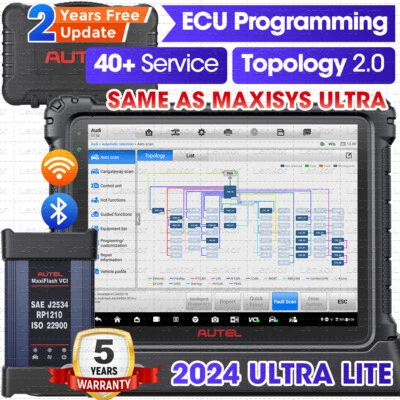 2025 Autel Maxisys Ultra Lite as Ultra MS919 J2534 ECU Programming Coding - Image 1 of 4