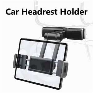 360° Auto Rücksitz Kopfstütze Halterung Tablet Halter für iPad Handy 4-12" Universal - Bild 1 von 8