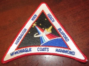 Parche de hombro vintage STS-39 Mission Harbaugh Nieb Veach Bluford 5" - NASA - Imagen 1 de 1