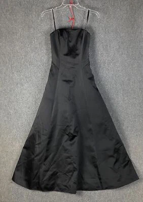 ABS Evenings Dress Women's Size 2 Wedding Maxi Black 100% Polyester - Image 1 of 4