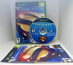 Superman Returns XBOX CIB Complete w/ Manual 2006 Very Good Condition Works - Picture 1 of 4