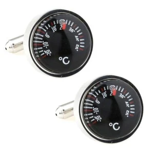 Thermometer Temperature Cufflinks from Charles William - Picture 1 of 5