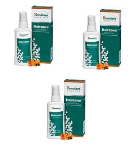 Himalaya Hairzone Solution Oil 60ml – Pack of 3 | Natural Ayurvedic Hair Loss - Picture 1 of 7
