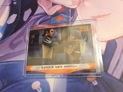 2015 Topps Star Wars Rebels Ezra's New Family Card #99 EZRA 1st YEAR HTF RARE SP - Image 1 of 2