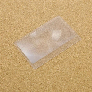 5 piezas 3X Lupa de bolsillo Lupa Lente Ayudante de lectura Tamaño de tarjeta de crédito - Imagen 1 de 11