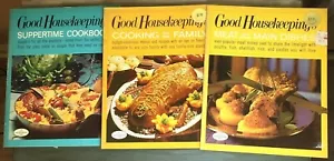 1971 Good Housekeeping Cookbooks # 6 8 12 Paperback Vintage Lot of 3 - Picture 1 of 12