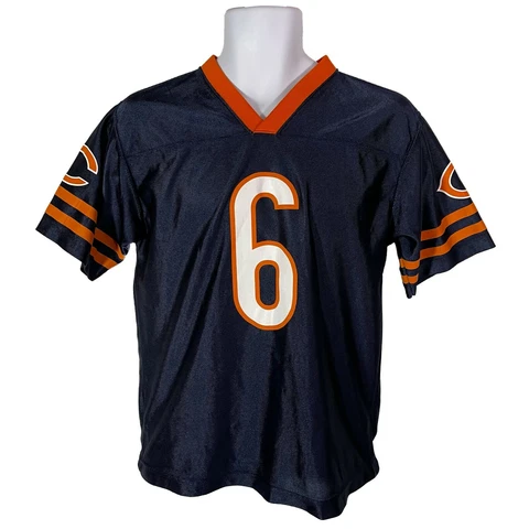 Chicago Bear Jay Cutler #6 NFL Boys Football Jersey Blue Size L Large (14-16) Cover