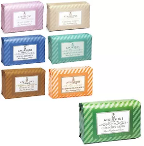Mix Atkinsons Sapone Solido Saponetta Profumata Mani Corpo 7 Pezzi Misti 125g - Imagen 1 de 1