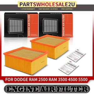 Engine Air Filter for Dodge Ram 2500 3500 4500 5500 Sterling Truck Bullet 45 55 - Picture 1 of 8
