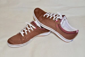 NEW Keds Brown Pink Accent Wf37719M Women's size 11 Sneakers - Picture 1 of 8