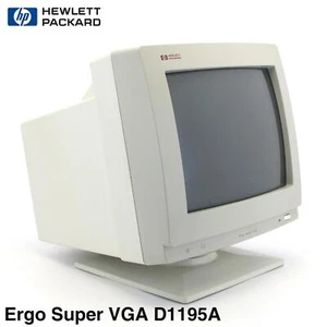 14" 33.5CM HEWLET PACKARD D1195A CRT MONITOR D1195-60001 HP DISPLAY VGA 640x480 - Afbeelding 1 van 5