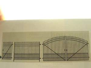 Juego de valla de fábrica con puertas de metal 50 cm - Weinert escala N 1:160 - 6930 #E - Imagen 1 de 3
