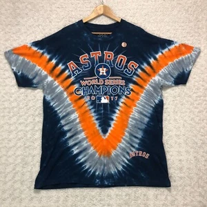 Camiseta Liquid Blue Astros World Series Champions Tie Dye Gráfico XXL - Imagen 1 de 7