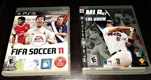 Juegos de Playstation 3 (PS3) - FIFA Soccer 2011 y MLB The Show 07 - Buen estado - Imagen 1 de 3