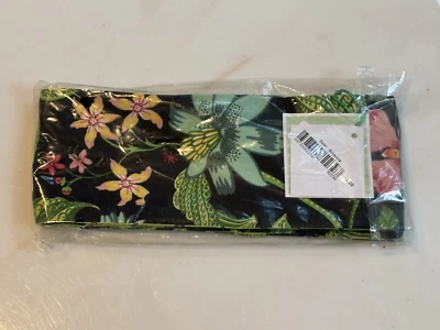 Nuevo con etiquetas Cinturón Vera Bradley Capri Reversible Algodón Faja en Negro Botánico Foto 1 de 4