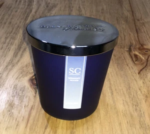 Scentsational Natural Soy Wax Candle 8.5 oz Midnight Woods In Blue Cabana Jar - Picture 1 of 6