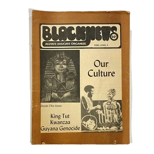 1970s Black News Agitate Educate Organize Black Nationalist Newspaper Dec. 1978 - Picture 1 of 15