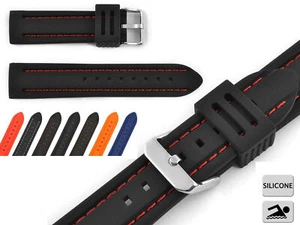 RUBBER WATCH STRAP SILICON PANOR WATERPROOF 20, 22, 24 MM PANERAI - LOOK us - Bild 1 von 12