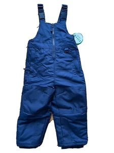 Kids Snow Pants Ski Bib Snowsuit Overalls CIRCO 12 MTHS Navy Blue Sledding NWT - Picture 1 of 10