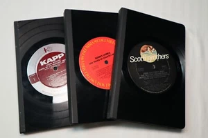 Vintage Large Journal 33 1/3 Vinyl Record Cover Lined Notebook Multi Colors  - Picture 1 of 2