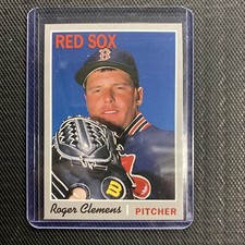 1992 Baseball Cards Magazine  #17 Roger Clemens Red Sox 