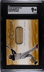 2001 Upper Deck SP Game Bat Edition #KG Ken Griffey Jr. Piece Of The Game SGC 9 - Picture 1 of 2