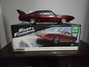 1:18 Greenlight Artisan Diecast Fast  Furious Dom's Custom '69 Charger Daytona - Picture 1 of 4