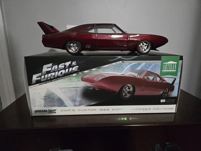 1:18 Greenlight Artisan Diecast Fast  Furious Dom's Custom '69 Charger Daytona - Image 1 of 4