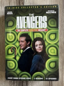 The Avengers: The COMPLETE Emma Peel Megaset DVD 📀 BRAND NEW 🆕 and SEALED!! - Foto 1 di 6