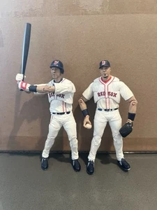 MLB PLAYMAKERS BOSTON RED SOX LOT - Dustin Pedroia & Josh Beckett Action Figures - Picture 1 of 4