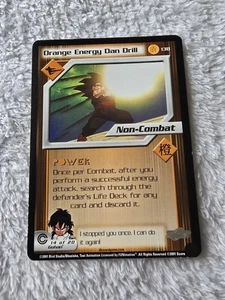 DBZ Dragon Ball Z Orange Energy Dan Drill 138 CCG Unlimited Trunks Saga MP  - Picture 1 of 5
