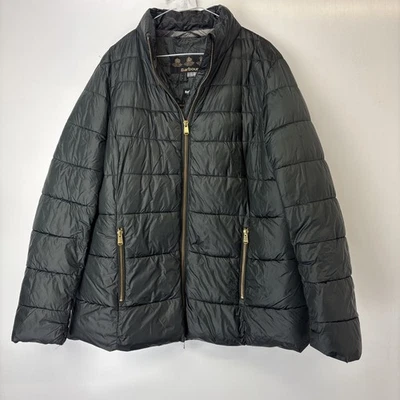 Barbour Women’s Khaki Puffer Jacket Uk Size 18 - Image 1 of 4