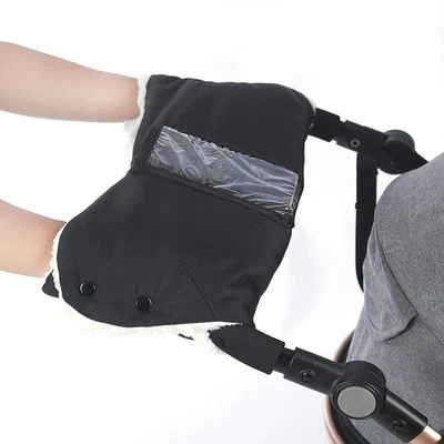 Non Freeze Warm Stroller Pram Hand Muff Hand Warmer Soft Extra Thick Pushchair - Bild 1 von 4