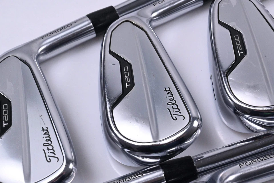 Titleist T200 2021 Irons / 5-PW / Stiff Flex True Temper AMT Black S300 Shafts - Image 1 of 4