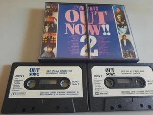 VARIOUS ARTISTS - OUT NOW!! VOL 2 - DOUBLE CASSETTE TAPE ALBUM 1985 - Picture 1 of 1