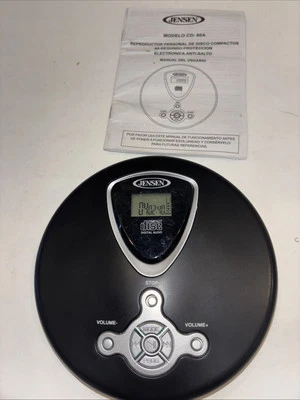 Jensen CD 60A  Player Personal Portable Compact Disc With Bass Boost - TESTED - - Image 1 of 2