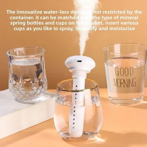 Retractable Portable Humidifier Rechargeable Nano Mist Hydrator  Office - Picture 1 of 15