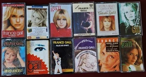 France Gall Lot Of 12 K7 Audio Tape Cassettes - Picture 1 of 1
