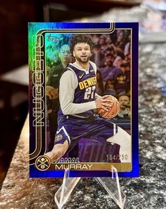2025-26 NBA Topps JAMAL MURRAY #/250 PURPLE RAINBOW FOIL pepite - Foto 1 di 2