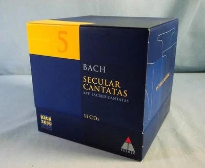 Bach: Secular Cantatas - Bach 2000 Edition, Vol. 5 (11 CDs, 2000) Foto 1 de 2