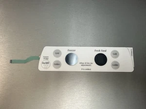 Frigidaire 240598701 Refrigerator Control Membrane Switch Replacement, OEM NEW - Picture 1 of 3